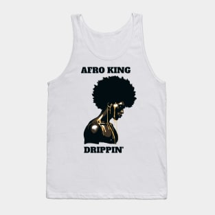 Afro King Drippin' Tank Top